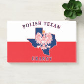 Polnisch Texan Granny Post-it Klebezettel (Büro)