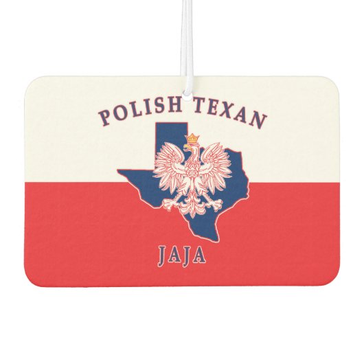 Polnisch Texan Jaja Autolufterfrischer (Vorderseite)