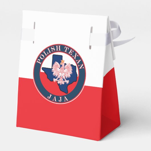 Polnisch Texan Jaja Round Geschenkschachtel (Rückseite)