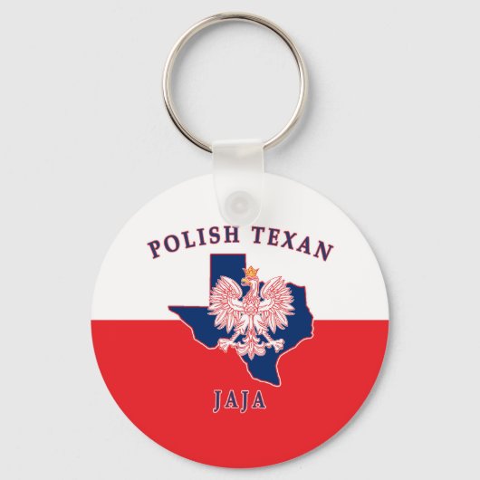 Polnisch Texan Jaja Schlüsselanhänger (Vorderseite)
