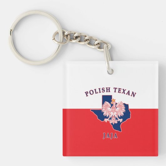 Polnisch Texan Jaja Schlüsselanhänger (Vorderseite)