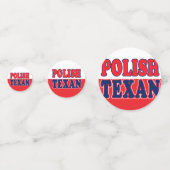 Polnisch Texan Konfetti (Vorderseiten)