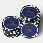 Polnisch Texan Music Speaks Pokerchips (Stapel)