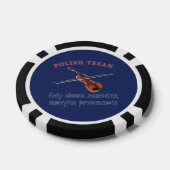Polnisch Texan Music Speaks Pokerchips (Einzeln)