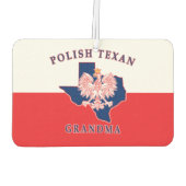 Polnisch Texan Oma Autolufterfrischer (Rückseite)