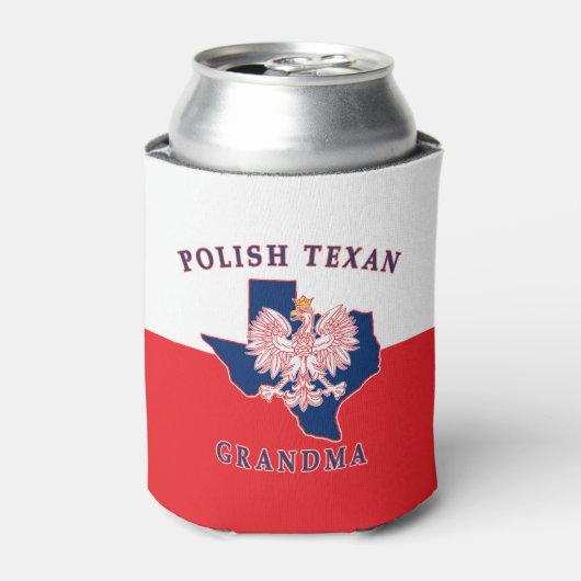 Polnisch Texan Oma Dosenkühler (Kanne Vorderseite)