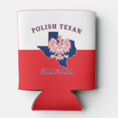 Polnisch Texan Oma Dosenkühler (Rückseite)