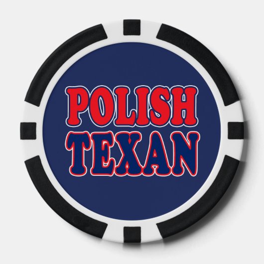 Polnisch Texan Pokerchips (Vorderseite)