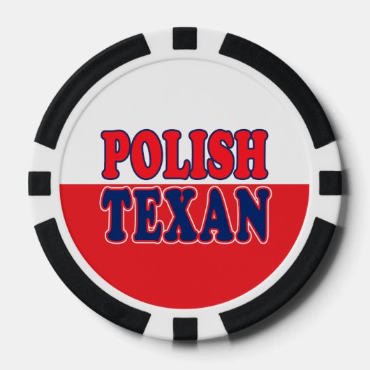 Polnisch Texan Pokerchips (Vorderseite)