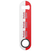 Polnisch Texan Polen Karte Speed Flaschenöffner (Vorderseite)