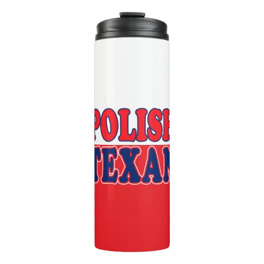 Polnisch Texan Thermosbecher (Vorderseite)