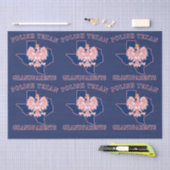Polnisch-texanische Großeltern Seidenpapier (Handwerk)