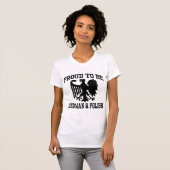Polnisch und Deutsch T-Shirt (Vorne ganz)