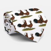 Polnisch: White Crested Reds Krawatte (Gerollt)