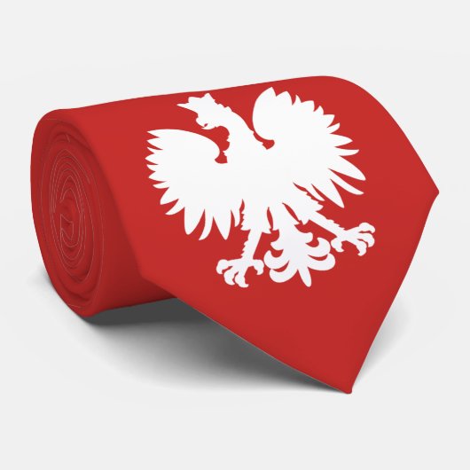 Polnische Adler-Krawatte Krawatte (Gerollt)