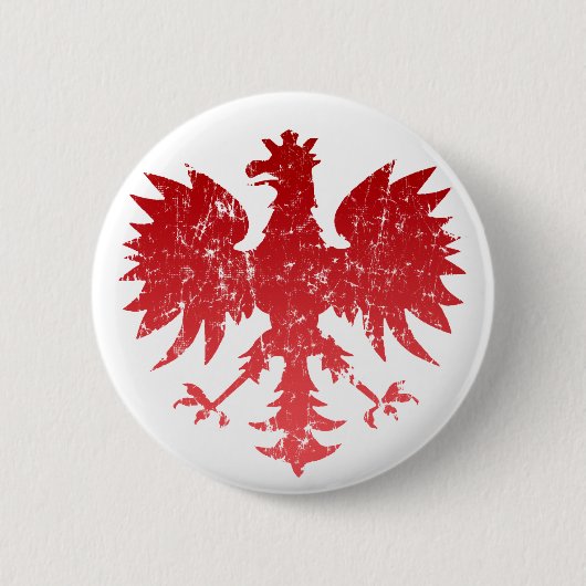 Polnische Adler-Schaltfläche Button (Vorderseite)