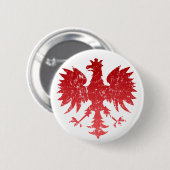 Polnische Adler-Schaltfläche Button (Vorne & Hinten)