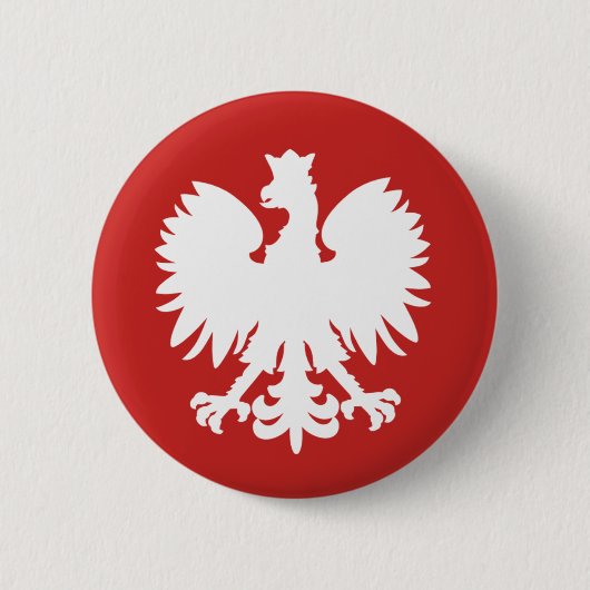 Polnische Adler-Taste Button (Vorderseite)