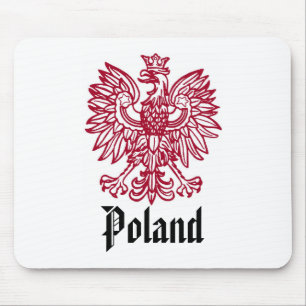 POLNISCHE ADLER-WAPPEN-MAUSUNTERLAGE MOUSEPAD