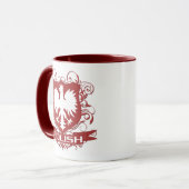 Polnische Adler-Wappen-Tasse Tasse (Vorderseite Links)