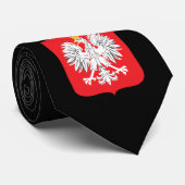 Polnische Adlerflagge Krawatte (Gerollt)