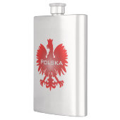 Polnische Adlerflasche Flachmann (Links)