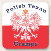 Polnische Adlerschnecken Getränkeuntersetzer (Vorderseite)