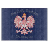 Polnische Adlerschnecken Schneidebrett (Vorderseite)