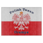 Polnische Adlerschnecken Schneidebrett (Vorderseite)