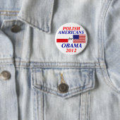 Polnische Amerikaner für Obama Button (Beispiel)