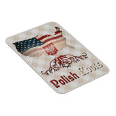 Polnische amerikanische Roots Flexi Magnete (Rechte Seite)