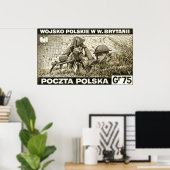 Polnische Armee des Zweiten Weltkriegs in England Poster (Heimbüro)