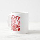 polnische Armee Kaffeetasse (Vorderseite Links)