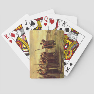 Polnische Aufständische der Rebellion von 1863 (Öl Spielkarten