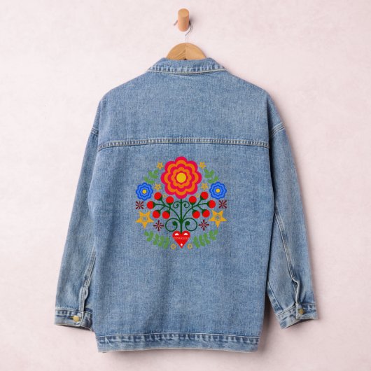Polnische Blume. Jeansjacke (Hangar)