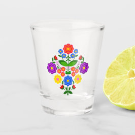 Polnische Blume. Schnapsglas