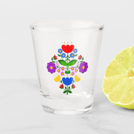 Polnische Blume. Schnapsglas