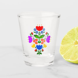 Polnische Blume. Schnapsglas