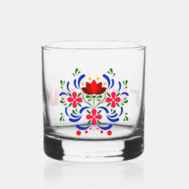 Polnische Blume. Whiskyglas