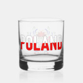 Polnische Blume. Whiskyglas (Rückseite)