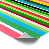 Polnische Blumenstickerei, Poster (Ecke)