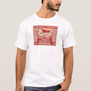 polnische Briefmarke der Luftpost-1925 30gr T-Shirt