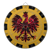 Polnische Dartboard-, Adler- und Flag-Darts / Spie Dartscheibe (vorne)