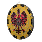 Polnische Dartboard-, Adler- und Flag-Darts / Spie Dartscheibe (Vorderseite rechts)