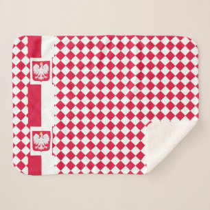 Polnische Decke, Kunst, patriotische, polnische Fl Sherpadecke