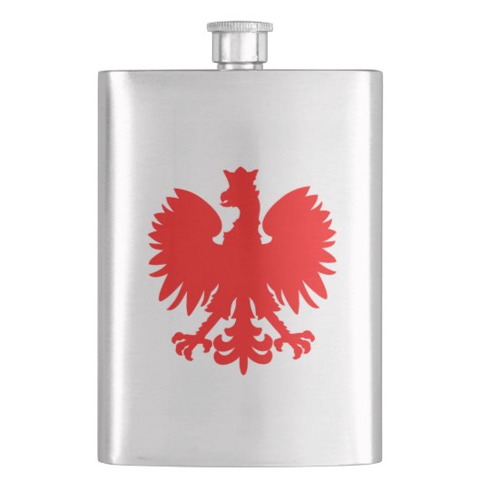 Polnische Eagle-Flasche Flachmann (Vorderseite)