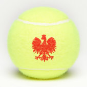 Polnische Eagle-Tennisbälle Tennisbälle (Rückseite)