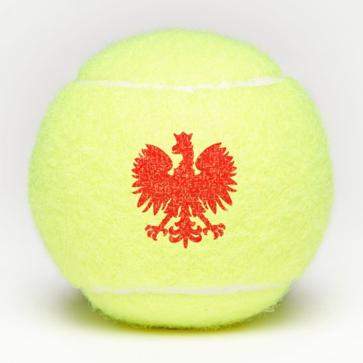 Polnische Eagle-Tennisbälle Tennisbälle (Vorderseite)