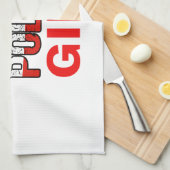 Polnische Ehefrau Geschirrtuch (Viertel Falte)