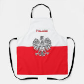 Polnische Fahne Schürze (Vorderseite)